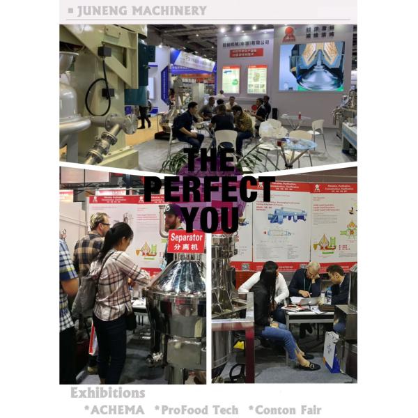 Industrial Milk Cream Separator with SUS304/SUS316 Material 3000-7000 L/H Capacity and 6600 RPM Setting Speed