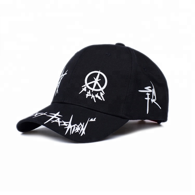 Newest Design Sports Style Printed Baseball Caps With Customized Multi Color