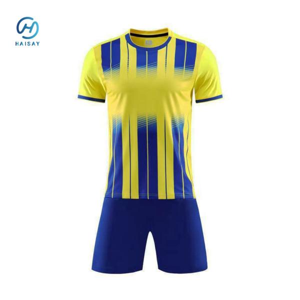 Quality Jersey Football/Soccer/Volleyball Uniform Set Custom Name Number Team Logo Back Placement for sale