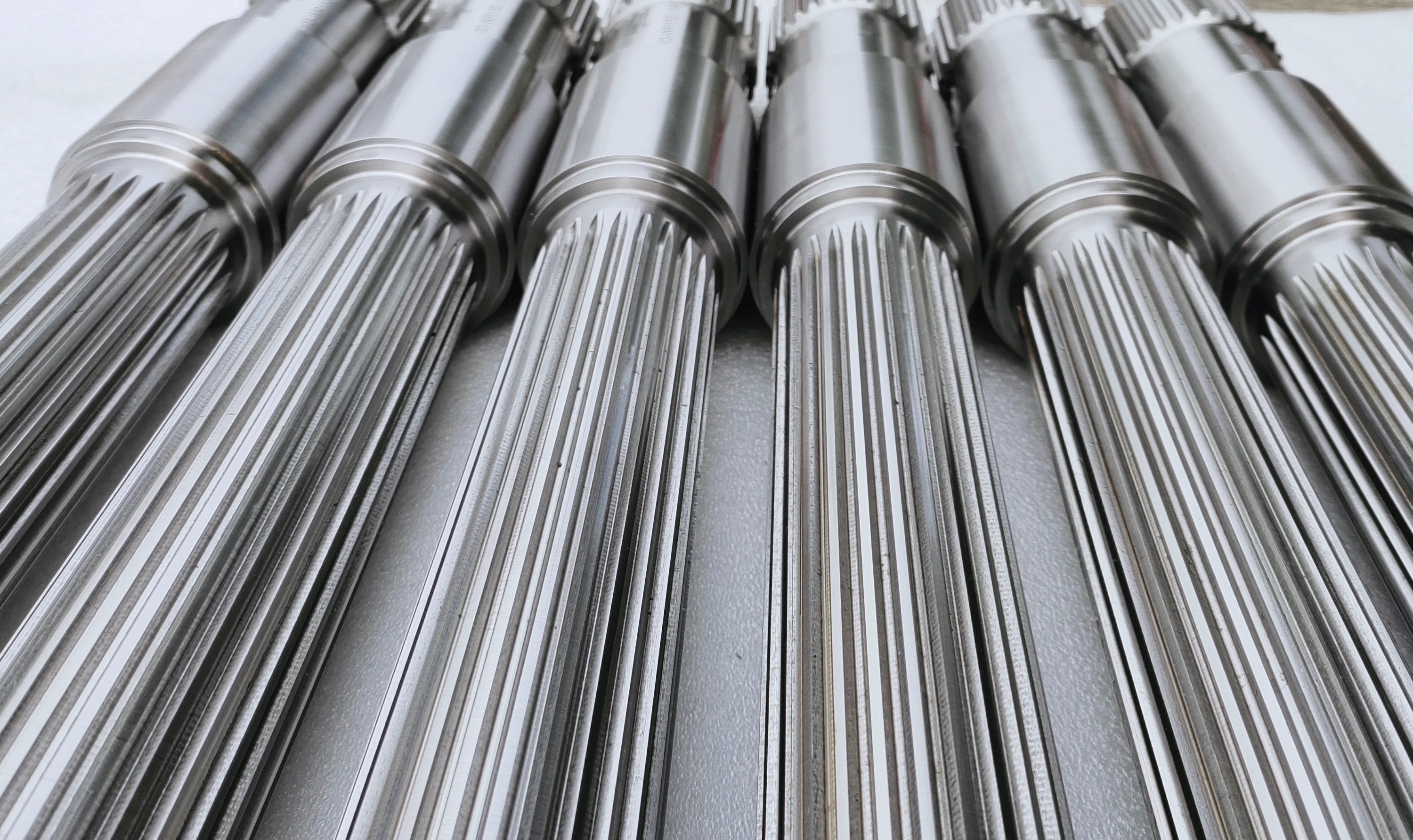High Strength High Finish Traditional Spline Milling Twin Extruder Shaft