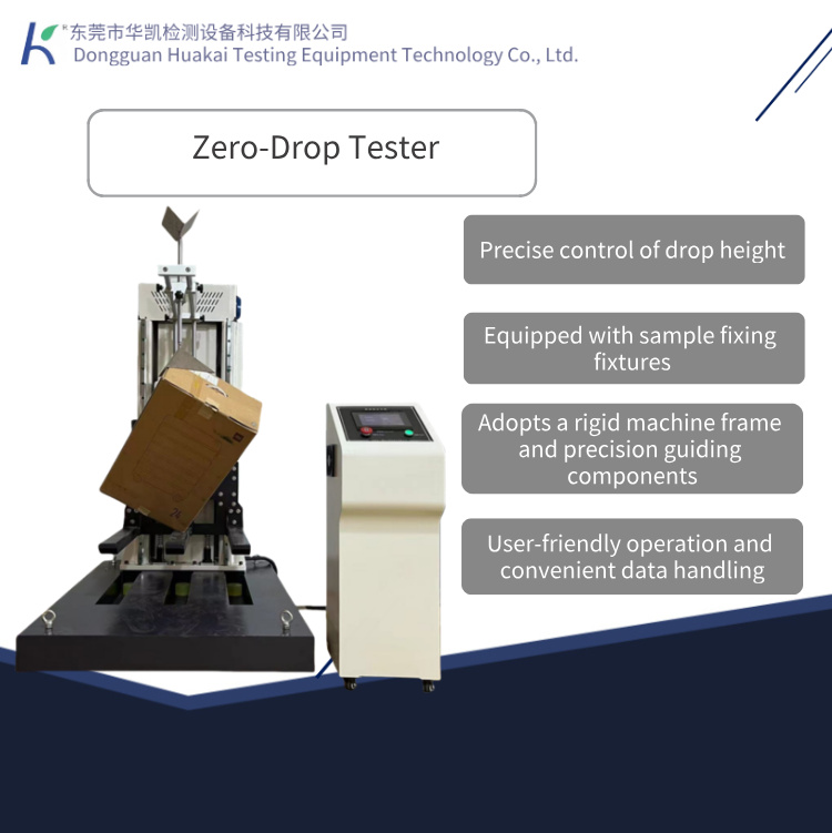 Customizable Paper Packaging Zero Drop Testing Machine and High Performance Packaging Drop Impact Testing Equipment