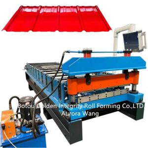 Wholesale 15m/Min Roof Panel Roll Forming Machine Welded Sheet Structure from china suppliers