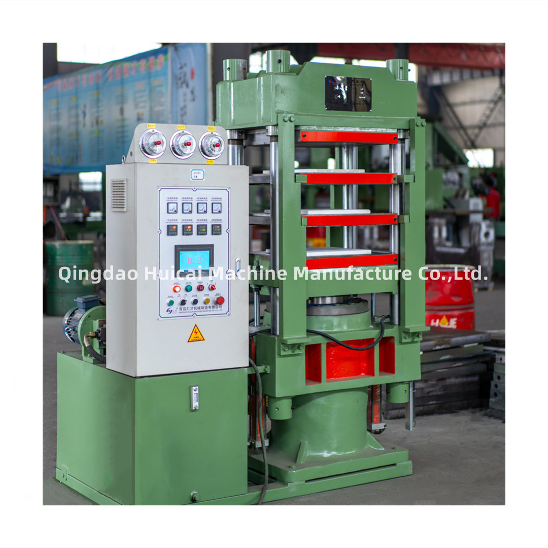 Brake Pedal Pad Making Machinery at Manufacturing Plant with Plate Vulcanizing Press