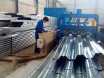 Metal Floor Deck Roll Forming Machine , Skyscrapers Field Sheet Metal Roll