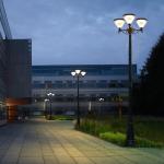 IP65 Outdoor Solar LED Landscape Pathway Light Solar Garden Lights 3 head lamps