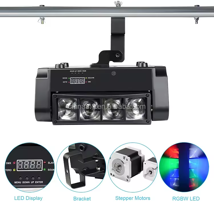 AC100-240V 50-60Hz LED Moving Head Stage Wash Light Bar For Disco And Party