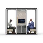 Mobile Work Space Soundproof Office Pods Portable In Acoustic Panel