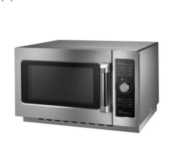 25L Black/White Microwave Oven for Cooking at Temp 0-200C with Membrane Touch
