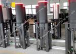 Steel Hydraulic Bollard System Telescopic Security Post With Red LED Light