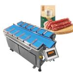 Frankfurt Sausage Multiheads Belt Feeder Combination Weigher Baked Hot Dog