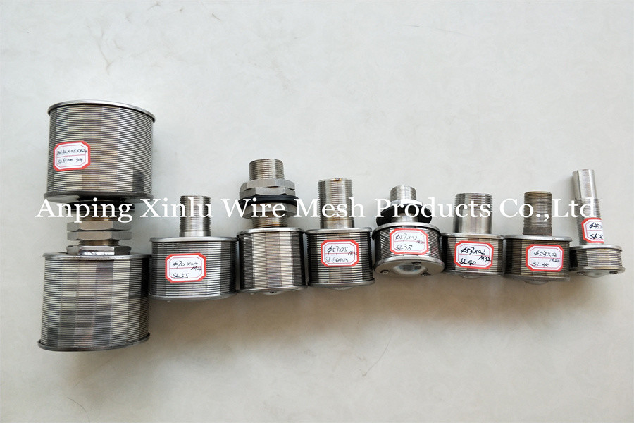 Single Tube JOhnson Wire Screen Nozzle Flow Rate 1Ton Water Filter Nozzle