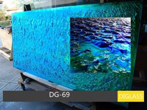 Wholesale Color Change Cast Dichroic Laminated Glass Solid Structure from china suppliers