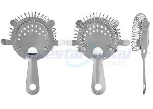 Wholesale Anti Rust Stainless Steel Kitchen Tools , 4 Ear Cocktail Shaker And Strainer from china suppliers