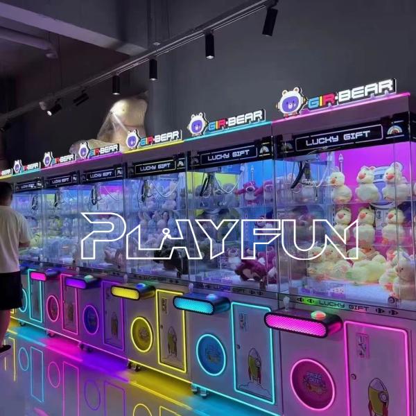Playfun PURE LOVE TIDE HOUSE Claw Crane Prize Machine Coin Operated Vending Gift Win Plush Stuffed Toy 2023 New Design