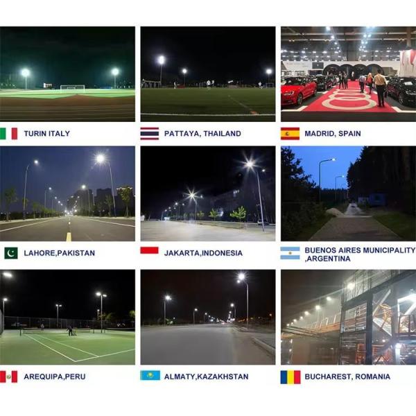 Nano Reflective Solar Lights 100lm/w Polysilicon Solar Street Powered Lights