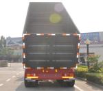 U Shape Tractor Trailer Truck / 4 Axle Dump Truck Tipper With 35m3 Cargo Box