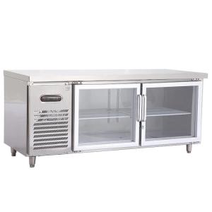 Wholesale 270L Commercial 2 Door Under Bench Freezer Convenient Design For Maintenance from china suppliers