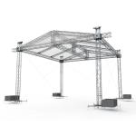 Outdoor Sturdy Heavy Duty Aluminum Square Bolt Truss Display Event