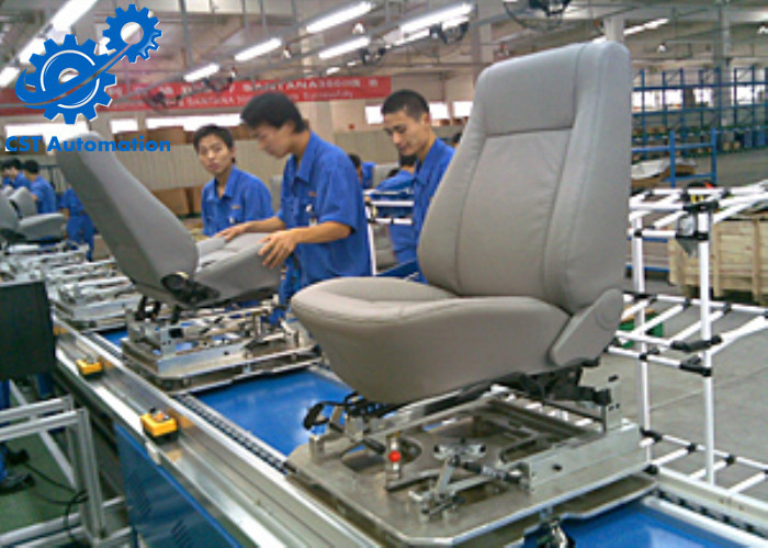 Carbon Steel Automated Assembly Lines , Car Seat Assembly Line Production System