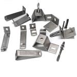 Aluminum Metal Brackets Sheet Mold Punching Metal Parts Bending Welding Stamped