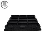 Manufacturer Customized Large PS Electronic Plastic Tray, 12-Grid High Hardness
