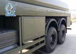 China Sinotruk Howo STR Axle 6x6 Off Road 371hp Oil Tanker Truck / Fuel Tank