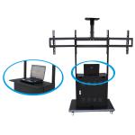 TV Lift Stand For 32"-60" Screens 150kg Weight Capacity 4 Times Strength Tested