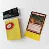 Buy cheap Yellow Magic Gathering Card Sleeves Polypropylene Back 66X91mm from wholesalers