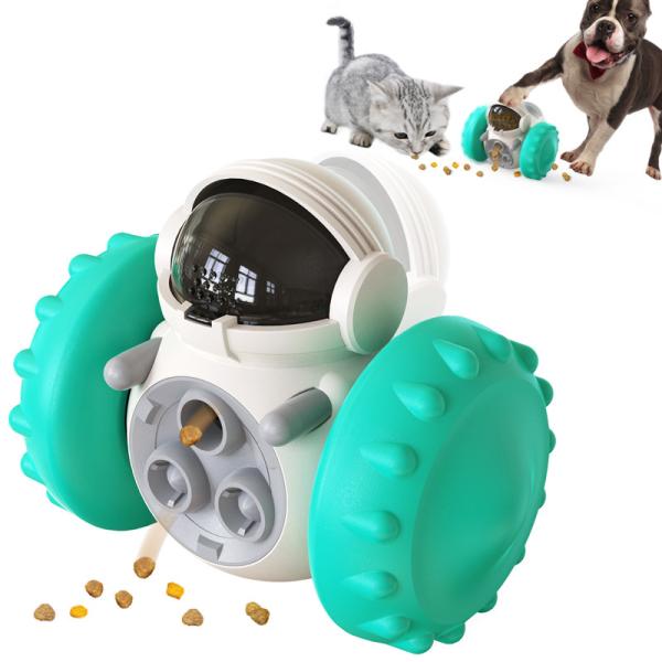 Pet Toy Playing ABS PC Fun IQ Treat Interactive Food Dispensing Ball Dogs and