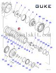 Excavator GEAR PIECE 14x-22-23150 14x2223150