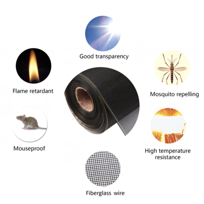 18X18 20X20 High Strength Fiberglass Mesh HBGB Insect Mesh Fabric