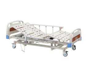 Wholesale Side Silcent Wheels ICU Hospital Bed / Remote Folding Medical Bed from china suppliers