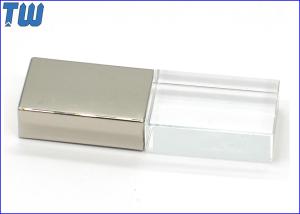 Wholesale Crystal USB Flash Drive 3D Laser Logo inside LED Light Up Brand from china suppliers