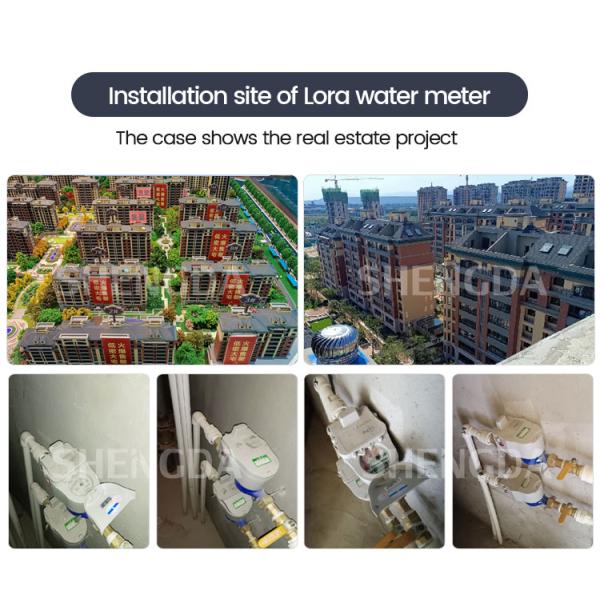 Brass Lora Water Meter 25mm Wireless Not Wifi Water Meter