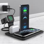 QC3.0 Phone And Computer Accessories 15W 4 In 1 Wireless Charging Station