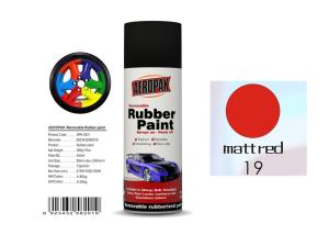 Wholesale Good Hardness Rubber Coat Spray Paint Matt Red Color APK-8201-19 from china suppliers