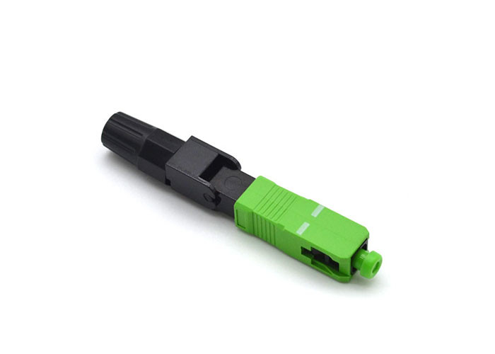 Pre - Polished Fiber Optic Fast Connector Easily Installed For 2 X 3 mm Drop Cable