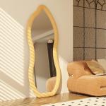 Standing Wavy Oversized Arched Floor Mirror 71x32 Dressing Room