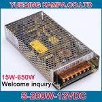 200W 12V 16.5A S-200-12 LED Light Devices Switching Power Supply AC-DC PSU 100