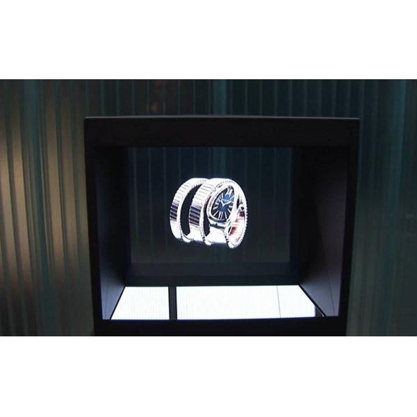 180 Degree Holo Cube 3D Hologram Showcase Display with Full HD Resolution and Adjustable Led Light