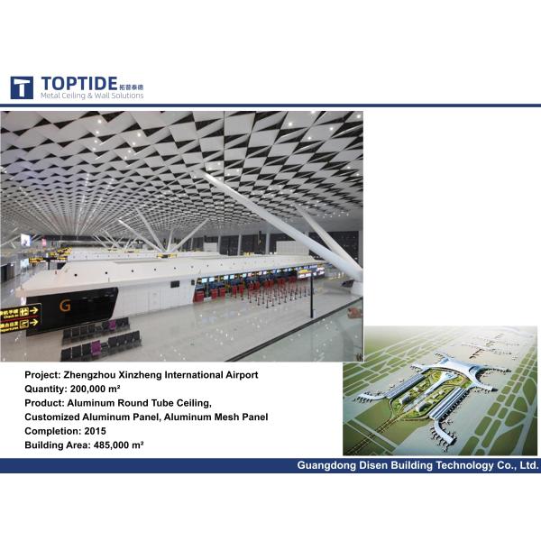 Customized Anti Rust RAL7046 Decorative Ceiling Board Sound Absorbing