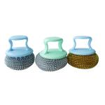 OEM ODM Silver Stainless Steel Scourer Commercial For Restaurant Dish Washing