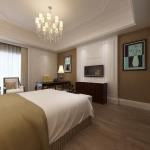 Upscale 5 Star Hotel Bedroom Furniture Luxurious For Business Area