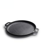 Outdoor Camping Bbq Plate 30cm Metal Material Cast Iron Reversible