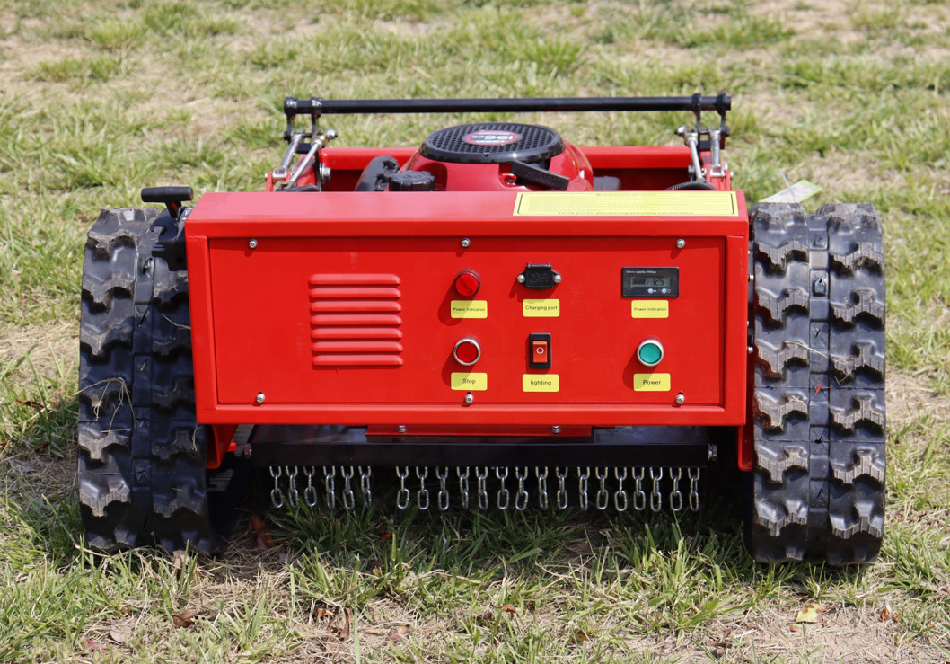 Large Remote Control Lawn Mower 4 Stroke Safety Level 55 Deg