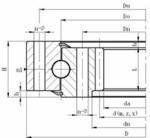Slewing bearings Single-Row 4 Point Contact Ball Slewing Ring Bearing 1600.50A