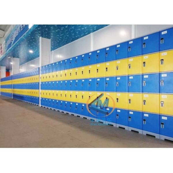 Durable ABS Storage Locker Customized Logo Intelligent For Water Park