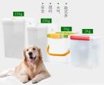Food grade square Plastic Bucket 20 liter with lid, dog food plastic container,