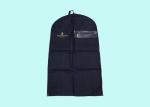 Durable Non Woven Fabric Bags / Garment Bags For Man , Grey Or Black