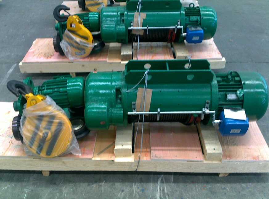 Single Double Speed 0.25~20t Electric Wire Rope Hoist Wireless Remote